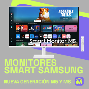 Descubre la Nueva Generación de Monitores Inteligentes SMART Samsung _ M8 M80C 32″, 32″ M50D M5 y 27″ M50D M5-1