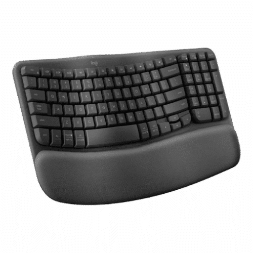 Teclado Ergonómico Inalámbrico Logitech WAVE KEYS