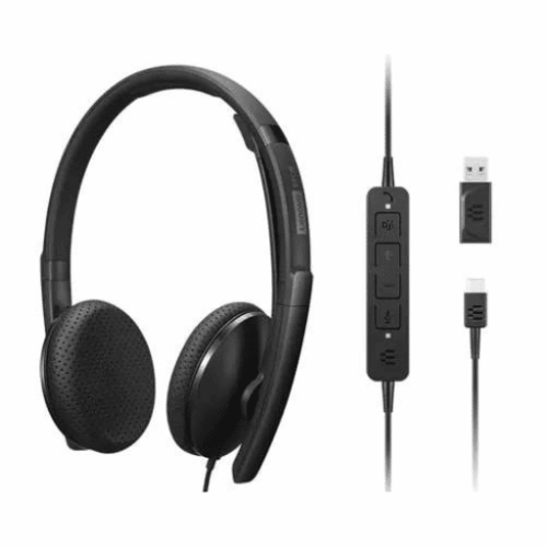Audífonos Lenovo VoIP Cableados para Microsoft Teams