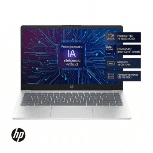 Notebook HP 14-ep1000la Intel Core Ultra 5 125H 16GB RAM 512GB SSD 14'' FHD W11