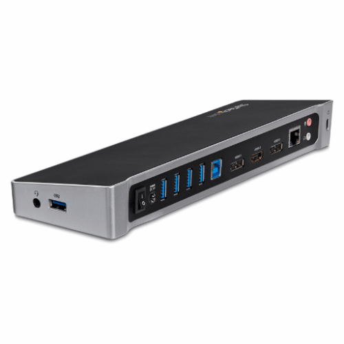 Docking Station USB 3.0 Tres Pantallas 1x HDMI 2x DisplayPort